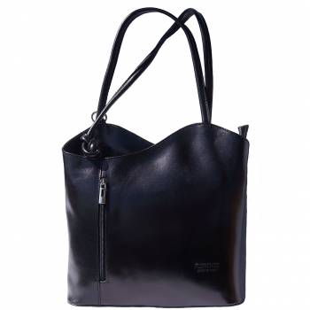 Maiqidaishu Women Black backpack leather