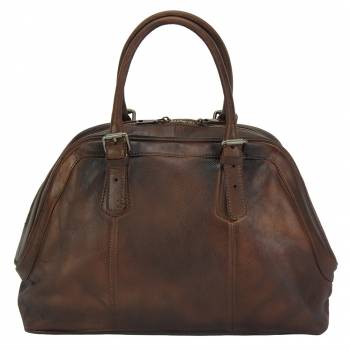 Soft Leather Handbag - Magda