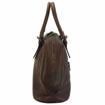 Soft Leather Handbag - Magda